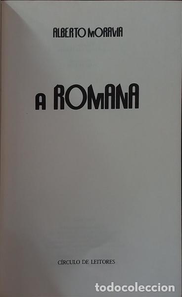 Libros: MORAVIA. (Alberto) - A ROMANA. [2.&ordf; EDI&Ccedil;&Atilde;O - ENC.] - Foto 2