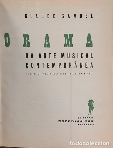 B&uuml;cher: SAMUEL. (Claude) - PANORAMA DA ARTE MUSICAL CONTEMPOR&Acirc;NEA.