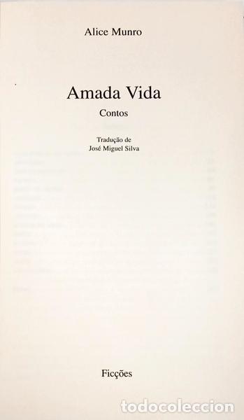 Libros: MUNRO. (Alice) - AMADA VIDA, CONTOS. - Foto 2