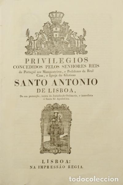 books: PRIVILEGIOS CONCEDIDOS PELOS SENHORES REIS DE PORTUGAL AOS MAMPOSTEIROS, E PEDIDORES DA REAL CASA, E