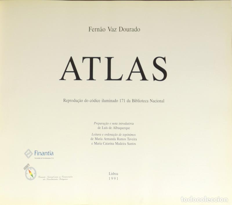 books: VAZ DOURADO. (Fern&atilde;o) - ATLAS. [FAC-SIMILE - 1.&ordf; TIRAGEM, 1991]