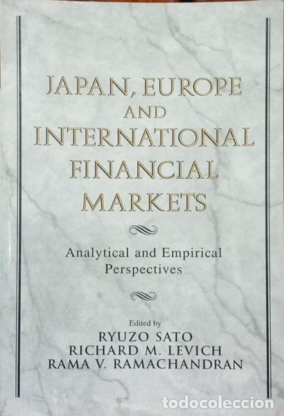 Libros: SATO. (Ryuzo), Richard M. Levich e Rama V. Ramachandran. - JAPAN, EUROPA, AND INTERNATIONAL FINANCIA