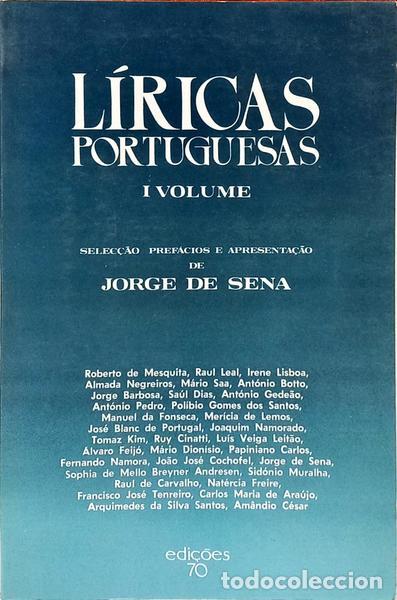 B&uuml;cher: SENA. (Jorge de) - L&Iacute;RICAS PORTUGUESAS. [2 VOLS.]