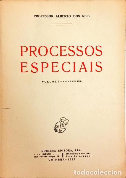 Livros em segunda m&atilde;o: REIS. (Alberto dos) - PROCESSOS ESPECIAIS. [VOLUME I - REIMPRESS&Atilde;O]