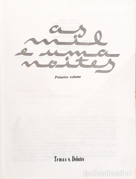 Libros: MIL (AS) E UMA NOITES. [3 VOLS.] - Foto 2