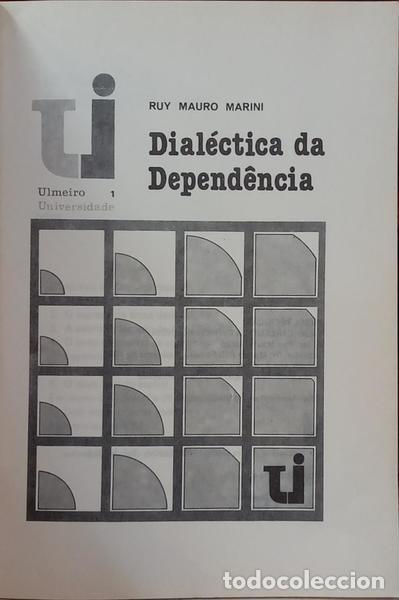 Libros: MARINI. (Ruy Mauro) - DIAL&Eacute;CTICA DA DEPEND&Ecirc;NCIA. [1.&ordf; EDI&Ccedil;&Atilde;O] - Foto 2