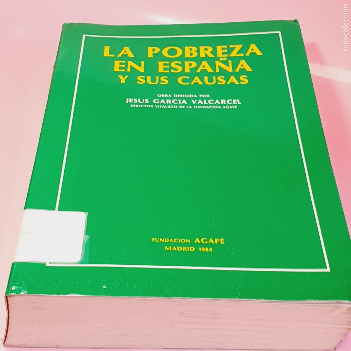 Libri di seconda mano: LIBRO-LA POBREZA EN ESPA&Ntilde;A Y SUS CAUSAS-JES&Uacute;S GARC&Iacute;A VALCARCEL-FUNDACI&Oacute;N AGAPE-MADRID 1984-EXCELENTE