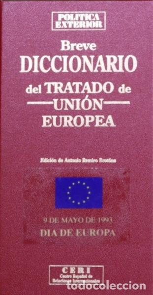 books: Breve diccionario del Tratado de Uni&oacute;n Europea- 9788488025166