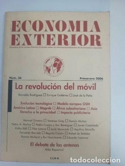 Libros: Econom&iacute;a exterior: La revoluci&oacute;n del m&oacute;vil- 9771137477003