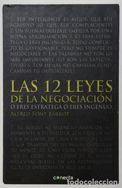 Libros: Las 12 leyes de la negociaci&oacute;n- 9786073123259