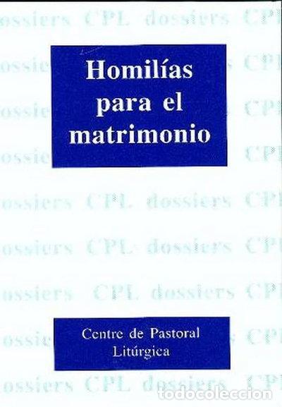 Libros: Homil&iacute;as para el matrimonio- 9788474674323