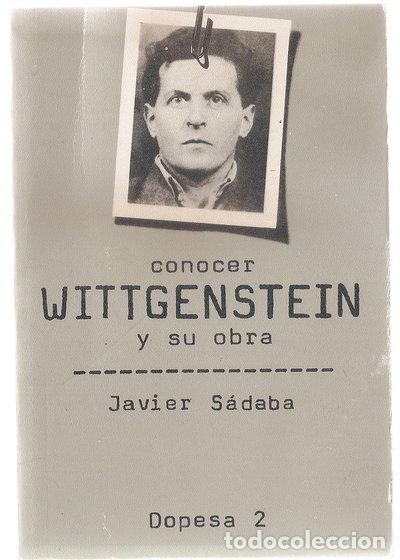 Libros: Conocer Wittgenstein y su obra- 9788472354470