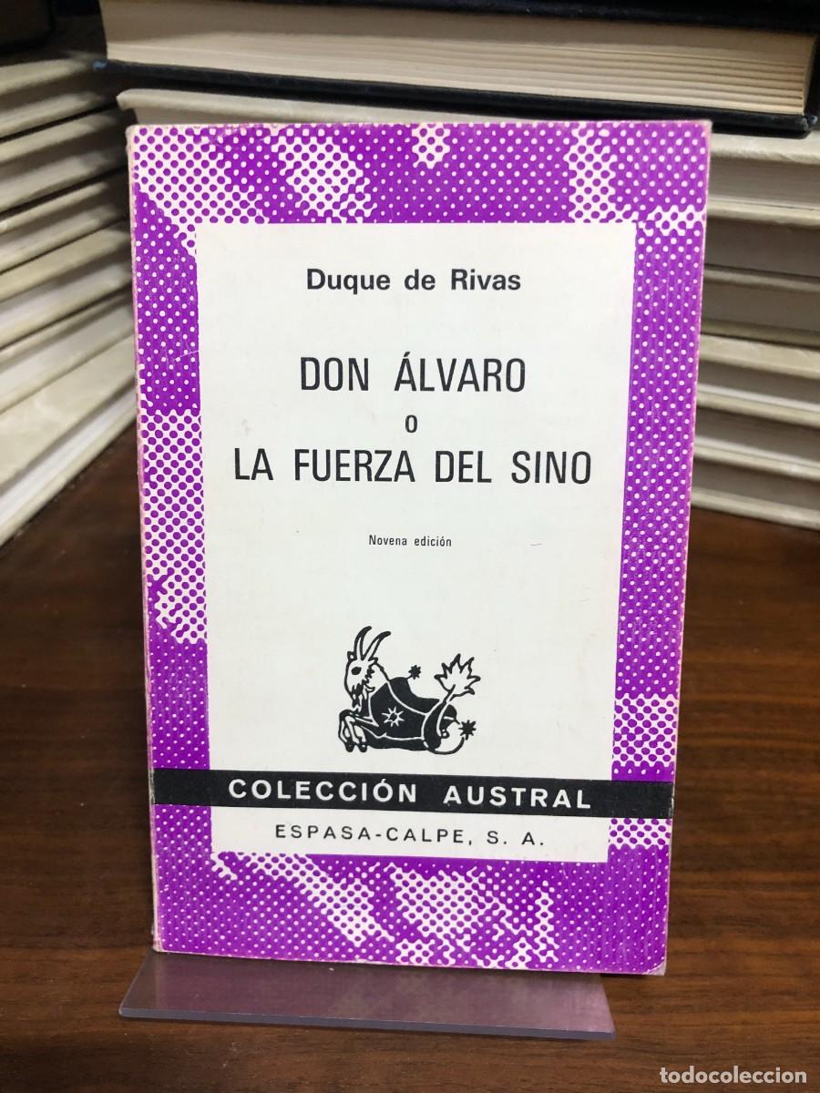 Livros em segunda m&atilde;o: Don &Aacute;lvaro o la fuerza del sino (Colecci&oacute;n Austral) Duque de Rivas