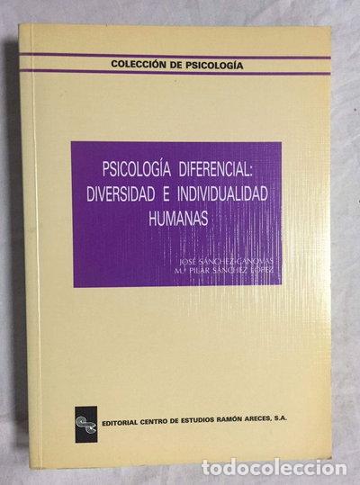 Libros: Psicolog&iacute;a diferencial: Diversidad e individualidad humanas- 9788480041386