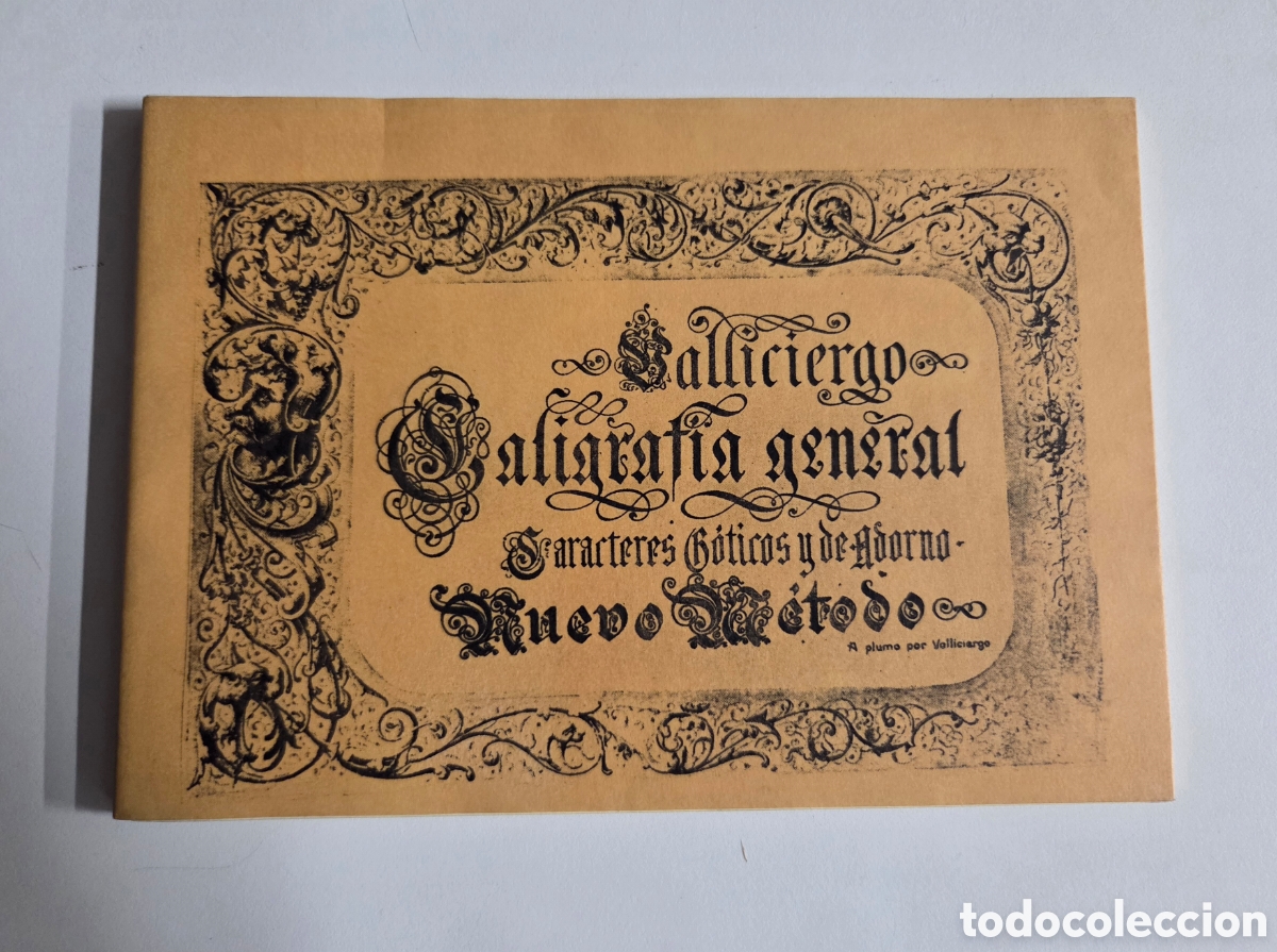 B&uuml;cher: Caligraf&iacute;a general. V. F. Valliciergo. FACSIMIL.