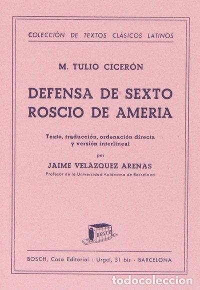 Livres: Defensa de Sexto Roscio de Ameria- 9788471626103