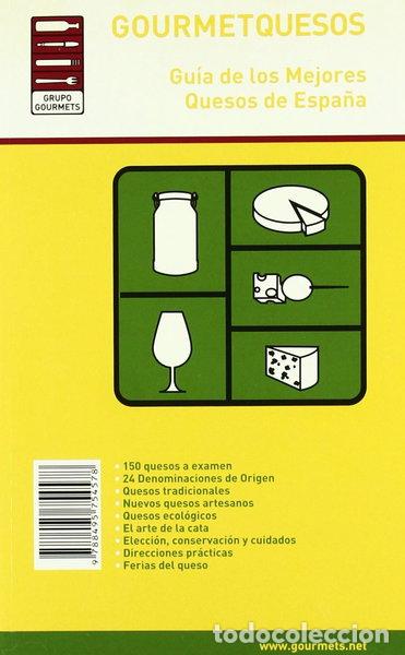 Libros: Gourmetquesos. Gu&iacute;a de los Mejores Quesos de Espa&ntilde;a- 9788495754578