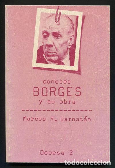 Libros: Conocer Borges y su obra- 9788472353459