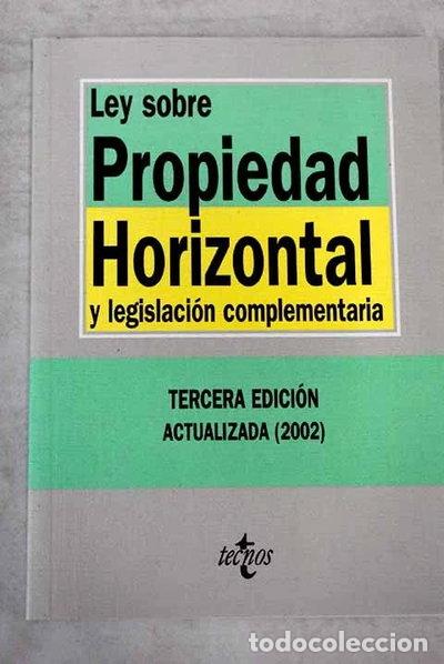 books: Ley sobre propiedad horizontal- 9788430938872