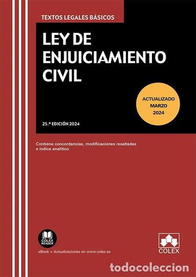 Libros: Ley de enjuiciamiento civil- 9788411943116