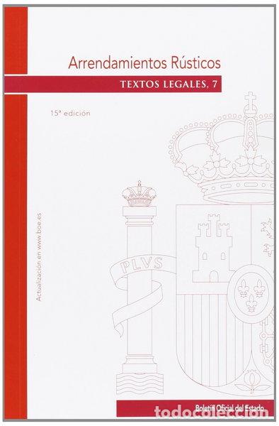 Libros: Arrendamientos R&uacute;sticos- 9788434020399