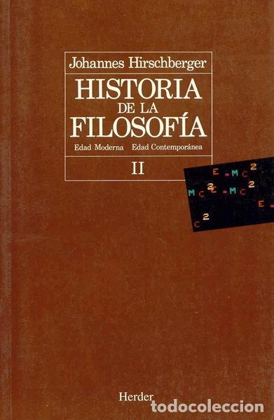 books: Historia de la filosof&iacute;a II- 9788425409189