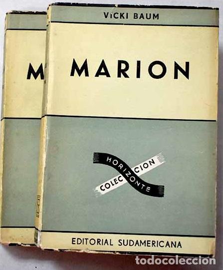 Libros: Marion: Baum, Vicki: Sudamericana..- Baum, Vicki