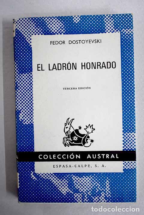 Livros em segunda m&atilde;o: El ladr&oacute;n honrado: Dostoyevski, Fedor.- Dostoyevski, Fedor