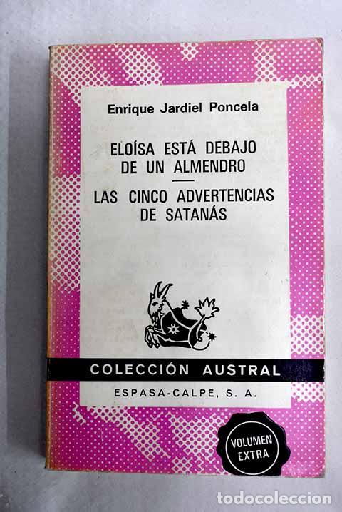 Libros: Elo&iacute;sa est&aacute; debajo de un almendro.- Jardiel Poncela, Enrique