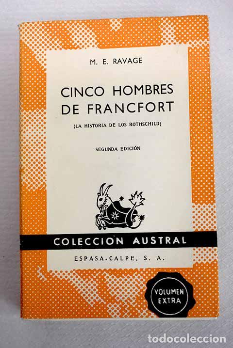 Libros: Cinco hombres de Francfort : (la historia de los Rothschild).- Ravage, M. E.