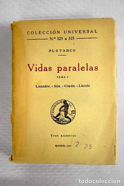 Libros: Vidas paralelas, tomo V.- Plutarco