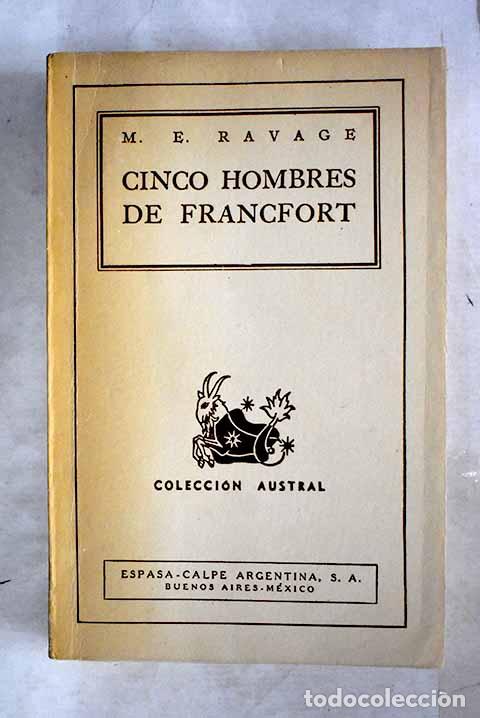 Libros: Cinco hombres de Francfort: la historia de los Rothschild.- Ravage, Marcus Eli