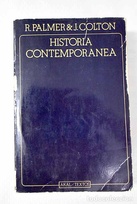 Libri di seconda mano: Historia contempor&aacute;nea.- Palmer, R. R.