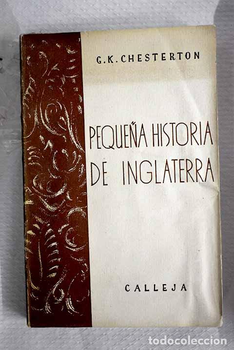 B&uuml;cher: Peque&ntilde;a historia de Inglaterra.- Chesterton, G. K.