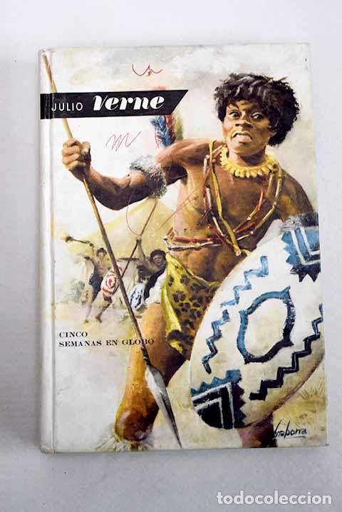 Libros: Cinco semanas en globo.- Verne, Julio - Foto 1