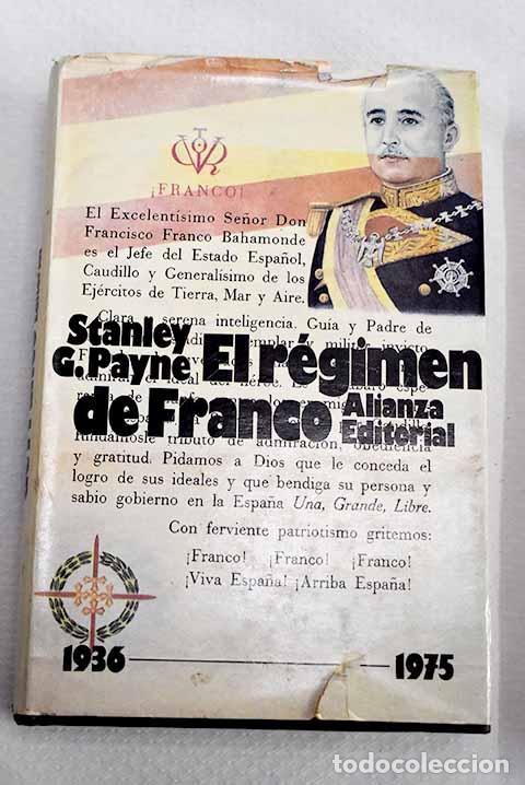 Libros: El r&eacute;gimen de Franco, 1936-1975.- Payne, Stanley G.