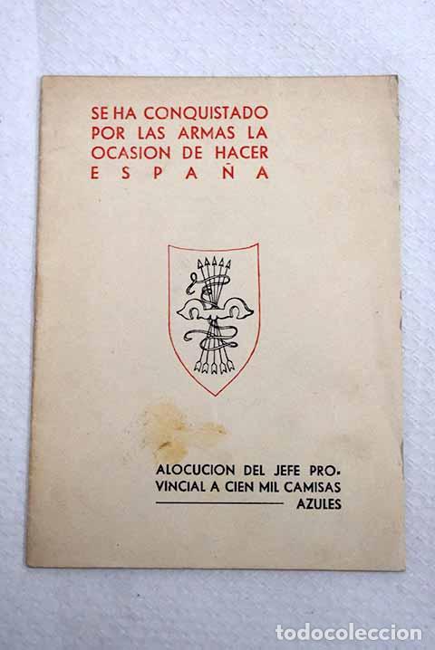 Libros: Alocucion del Jefe Provincial de Madrid en la Fiesta del Trabajo