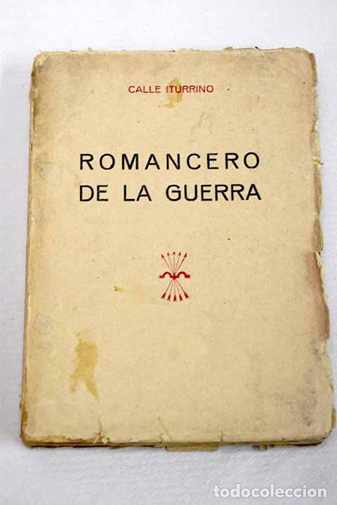 Libros: Romancero de la guerra.- Calle Iturrino, Esteban