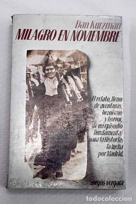 books: Milagro en noviembre.- Kurzman, Dan
