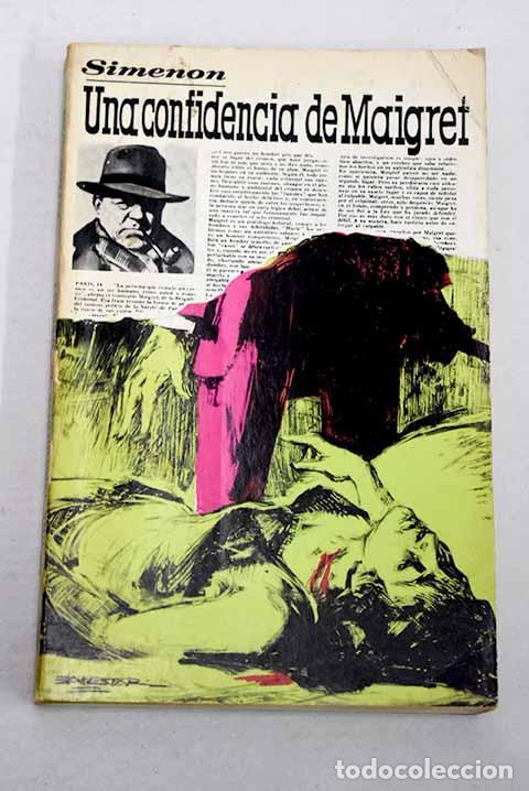 books: Una confidencia de Maigret.- Simenon, Georges
