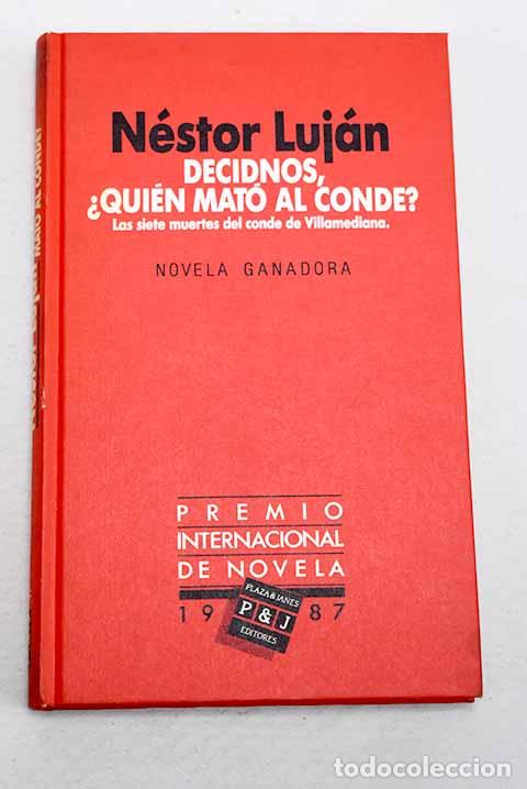 Libros: Decidnos, &iquest;qui&eacute;n mat&oacute; al conde?: las siete muertes del conde de Villamediana.- Luj&aacute;n, N&eacute;stor
