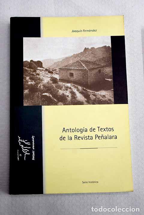 Libros: Antolog&iacute;a de textos de la revista Pe&ntilde;alara