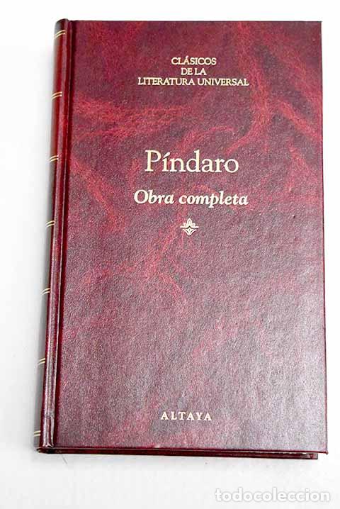 Libros: Obra completa: P&iacute;ndaro.- P&iacute;ndaro