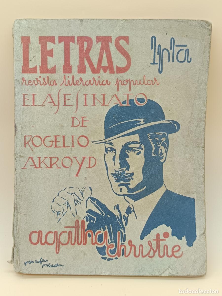 Libros: LETRAS, REVISTA LITERARIA POPULAR, EL VIAJE INATO DE ROGELIO AKROYD