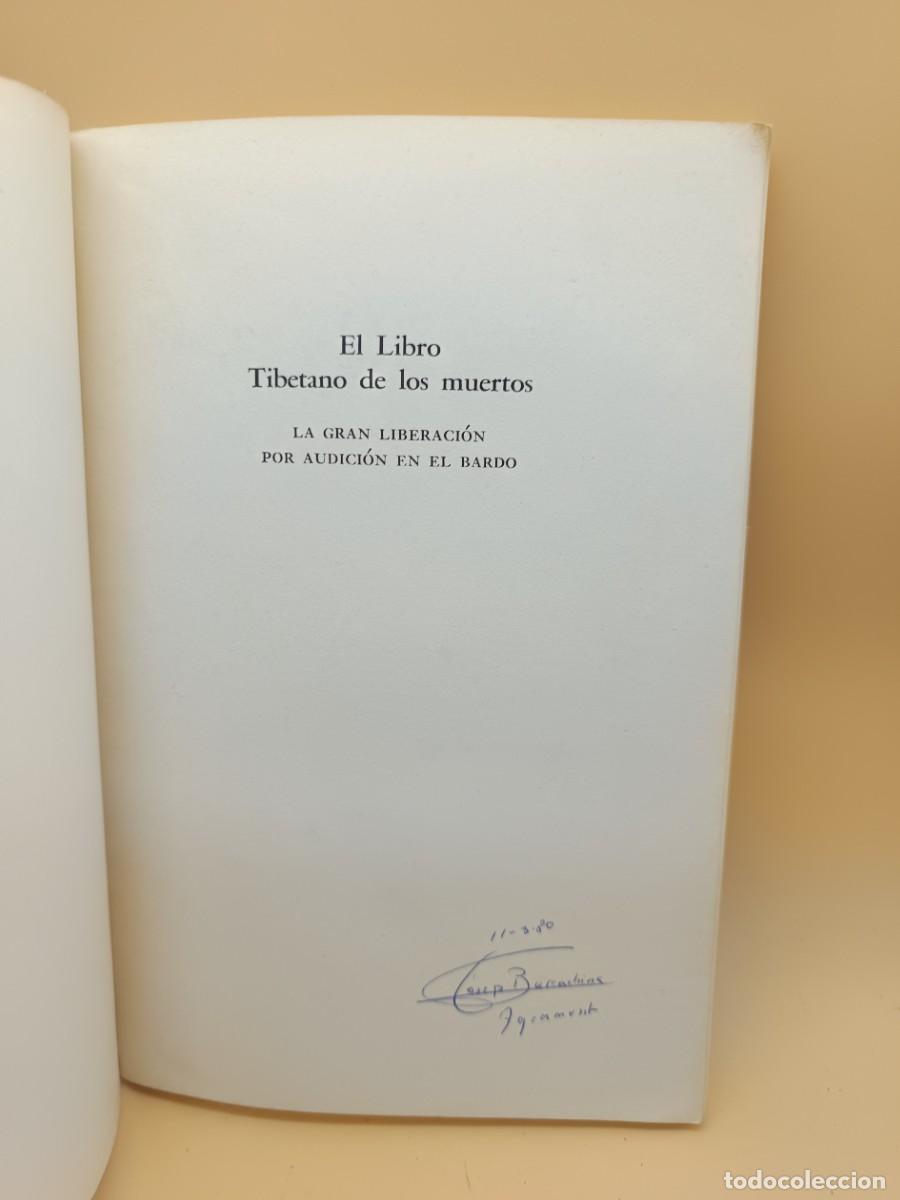 Libros: EL LIBRO TIBETANO DE LOS MUERTOS - Foto 2