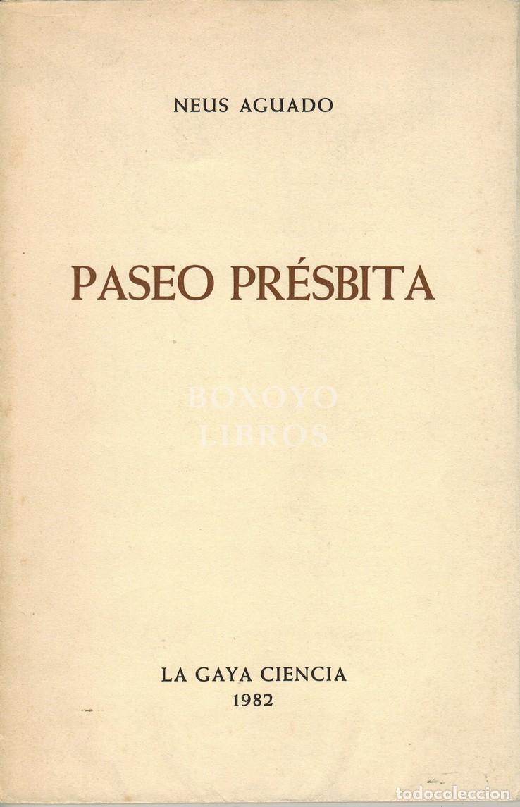 Livros em segunda m&atilde;o: AGUADO, Neus. Paseo pr&eacute;sbita