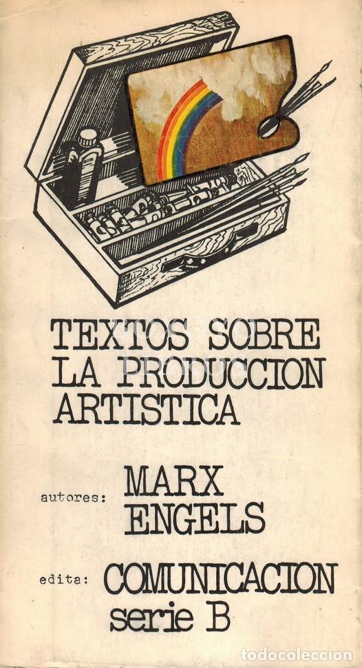 Livros em segunda m&atilde;o: MARX, C./ ENGELS, F. Textos sobre la producci&oacute;n art&iacute;stica