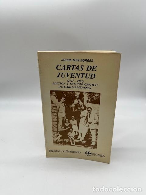 Libros: BORGES, Jorge Luis. - Cartas de juventud (1921-1922).