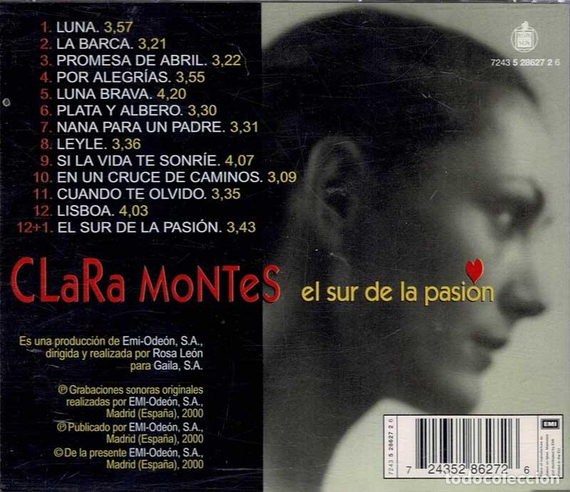 Libros: Clara Montes - El Sur De La Pasi&oacute;n. CD - Foto 2