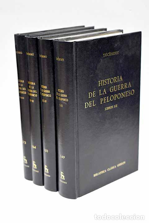 Libros: Historia de la guerra del Peloponeso.- Tuc&iacute;dides
